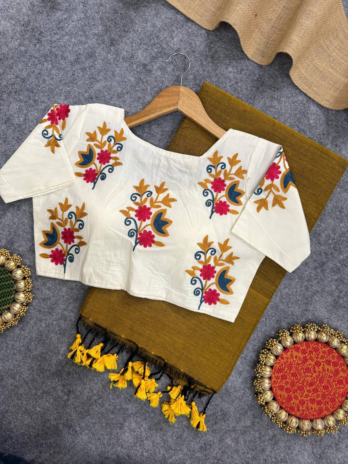 Pure Handloom Khadi Cotton Saree