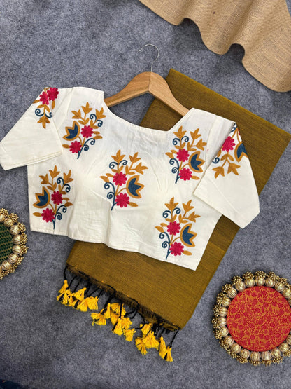 Pure Handloom Khadi Cotton Saree