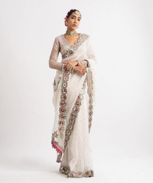 Bollywood Blockbuster Original Mirror Design Saree