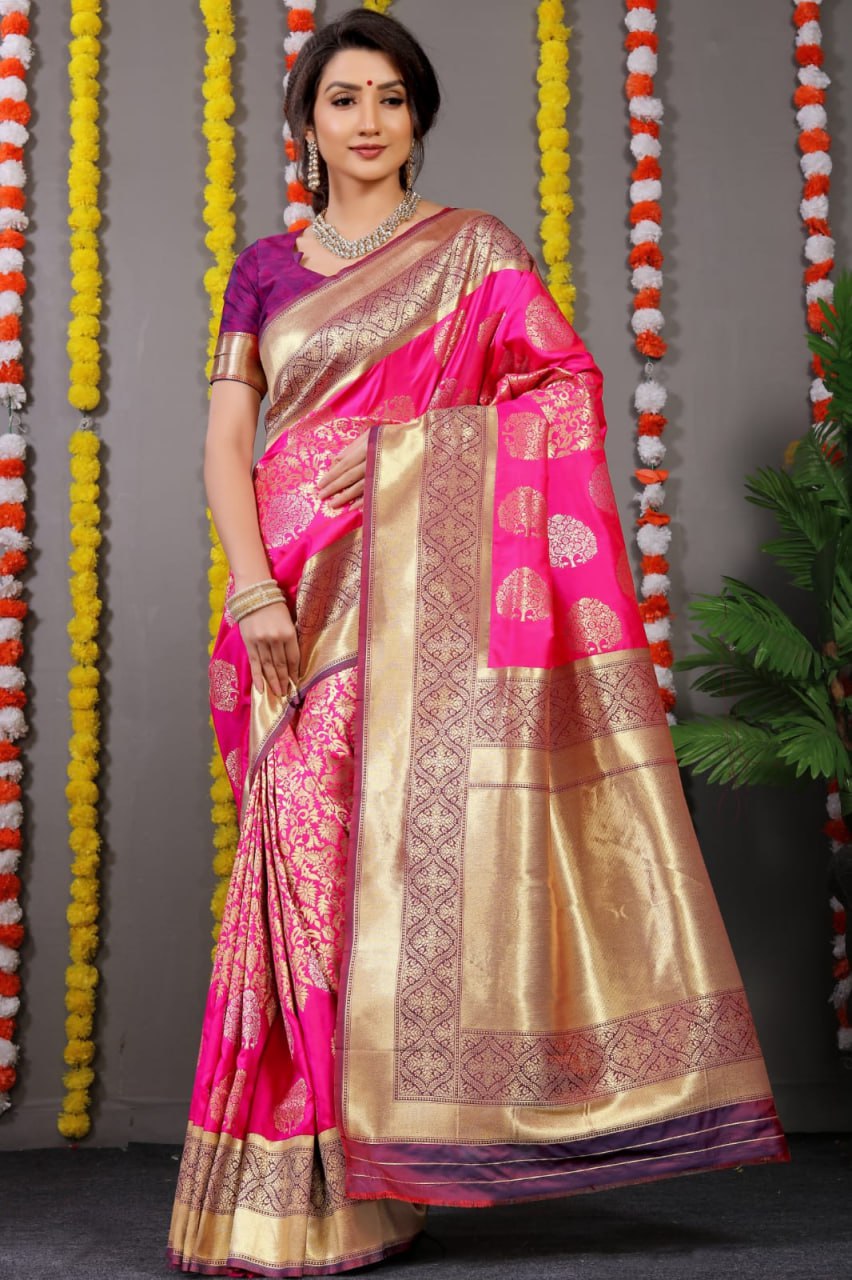 Pure silk handloom saree