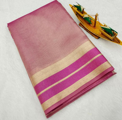 Banarasi Soft Glass Tissue Silk Saree