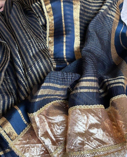 Soft Crushed Tissue Saree