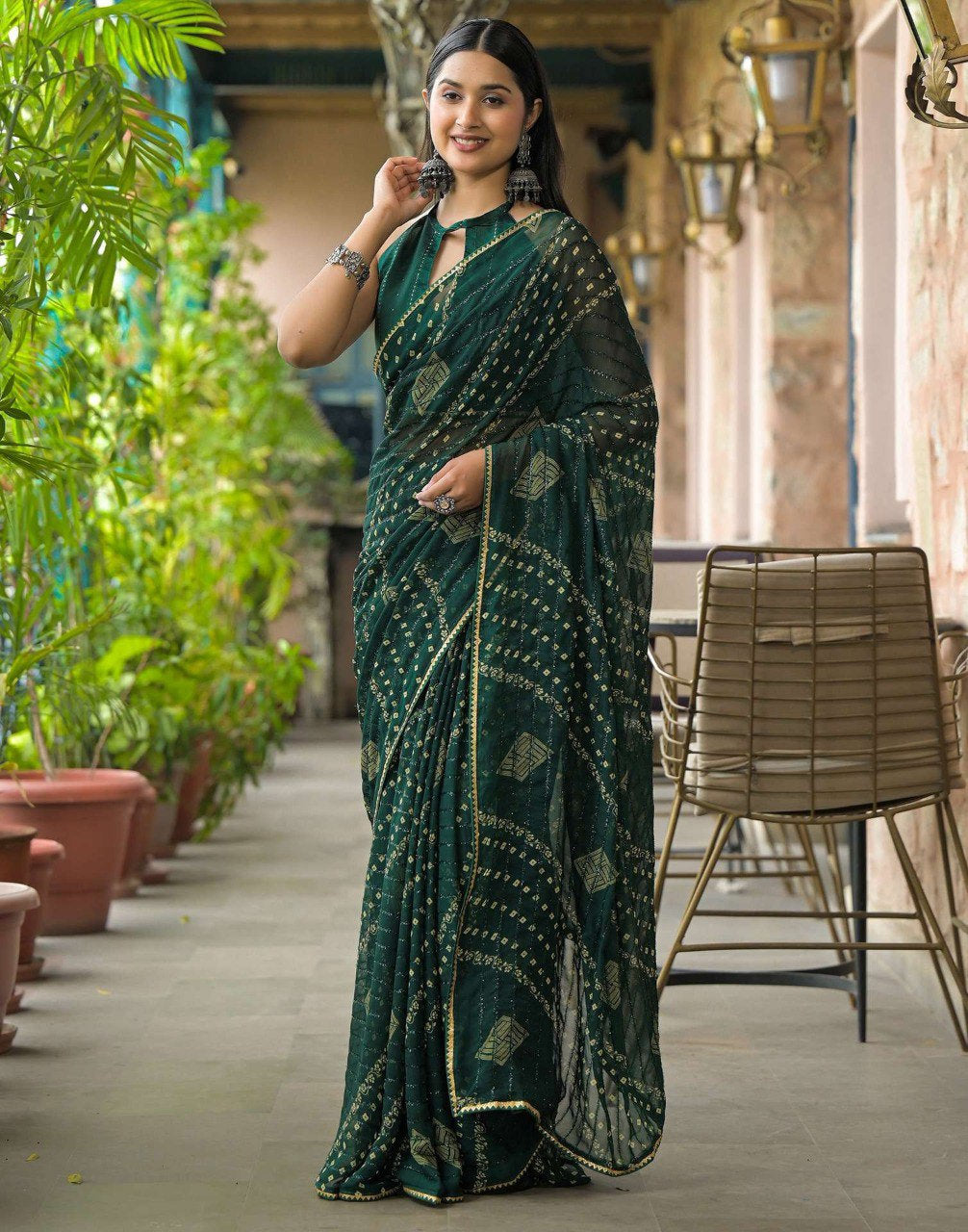 Heavy Georgette Silk Printed Saree