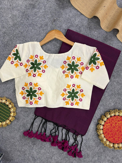 Pure Handloom Khadi Cotton Saree