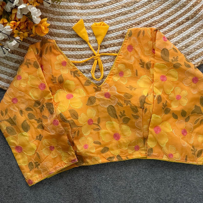 Position Print &amp; Multi Work Blouse