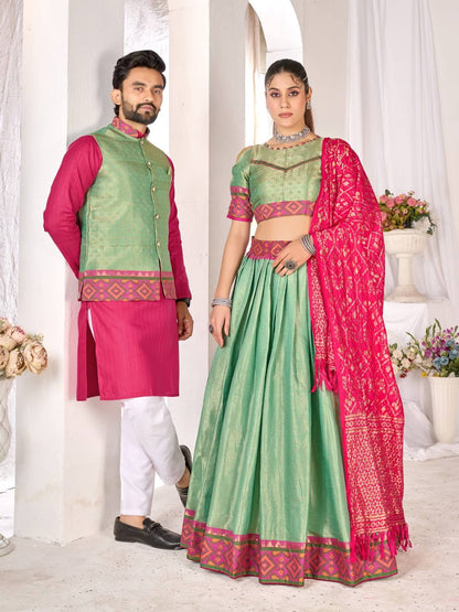 Jacquard Silk Weaving Work LEHENGA CHOLI