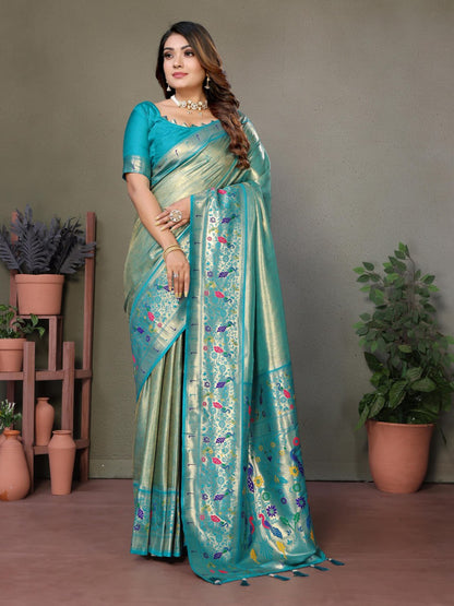 Pure Banarasi Tissue Silk Sarees