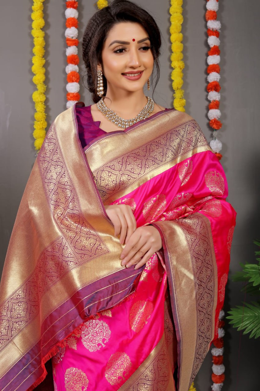 Pure silk handloom saree