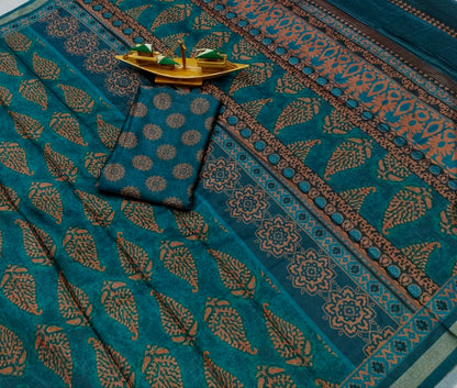 Metallic Shine  Art silk Saree