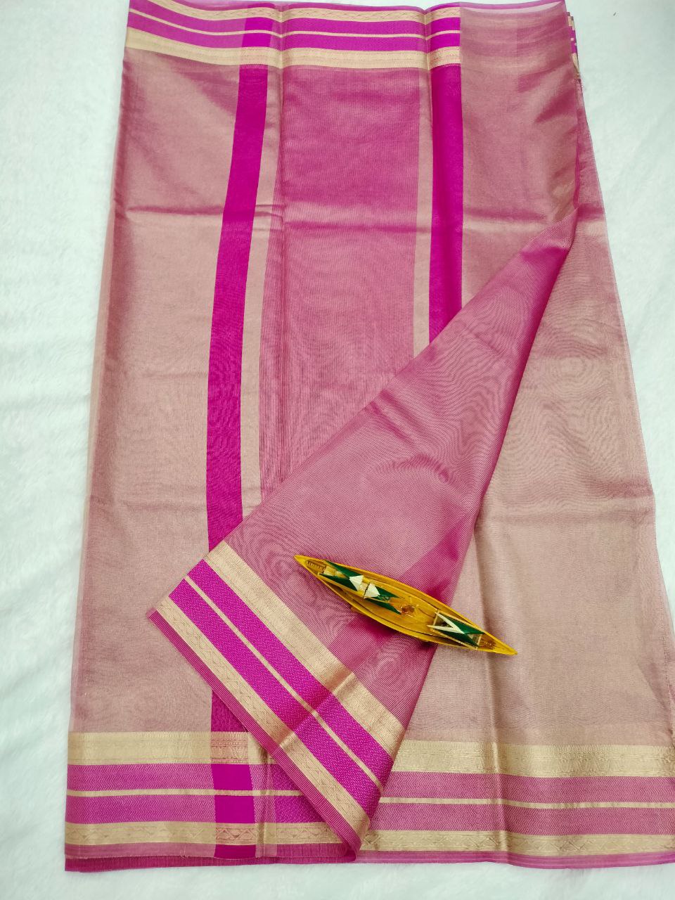 Banarasi Soft Glass Tissue Silk Saree