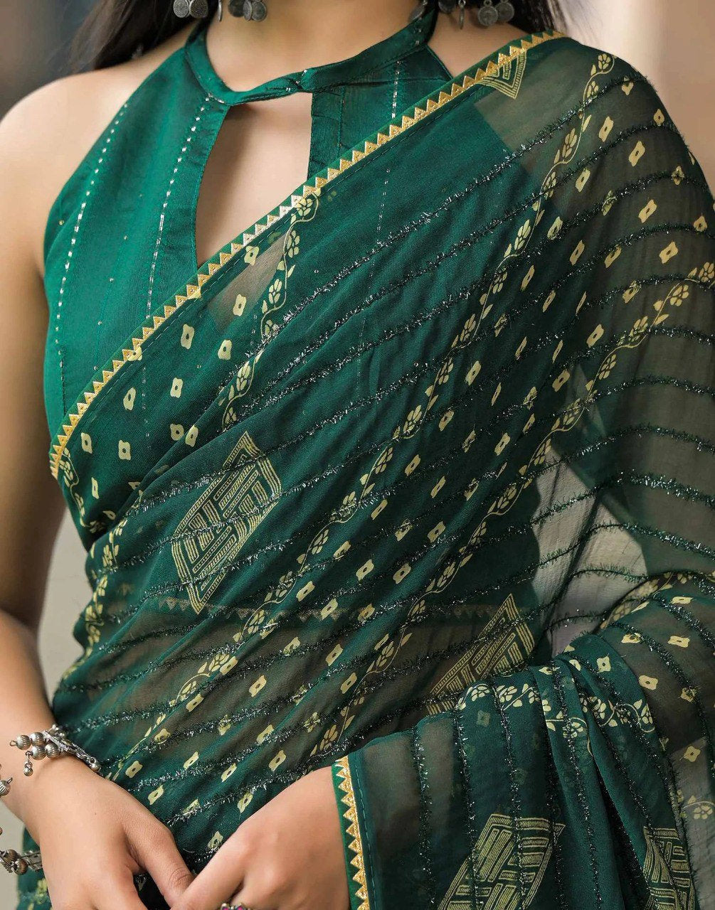 Heavy Georgette Silk Printed Saree