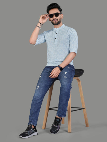 Soft Cotton Men's Short Kurta