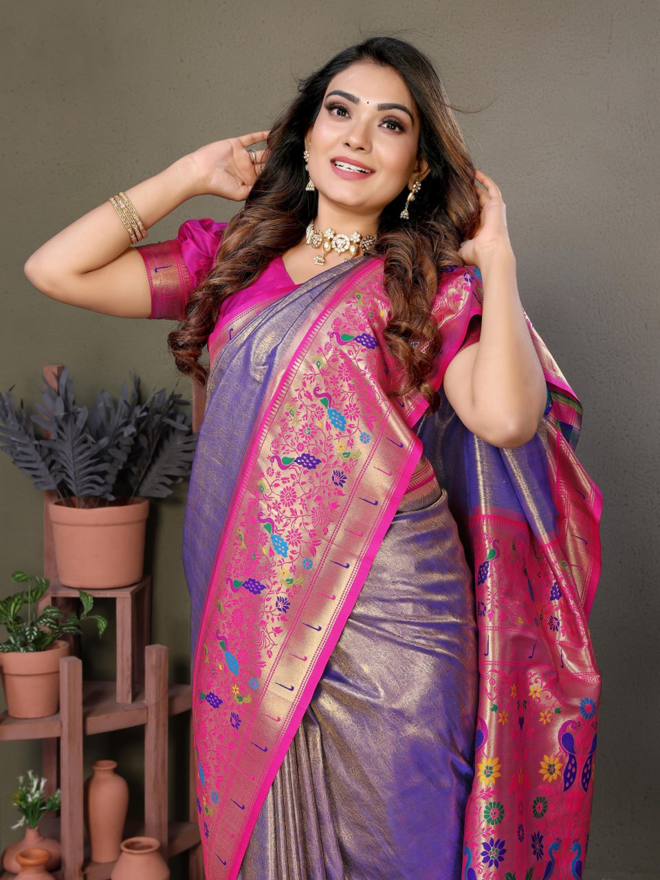 Pure Banarasi Tissue Silk Sarees