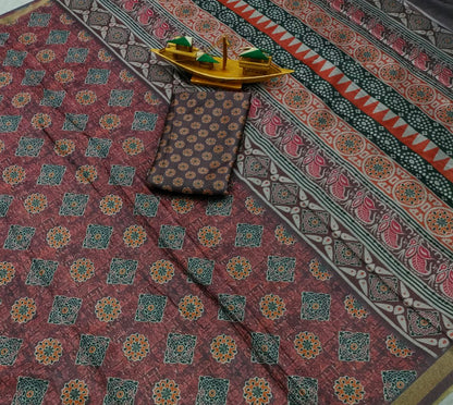 Metallic Shine  Art silk Saree