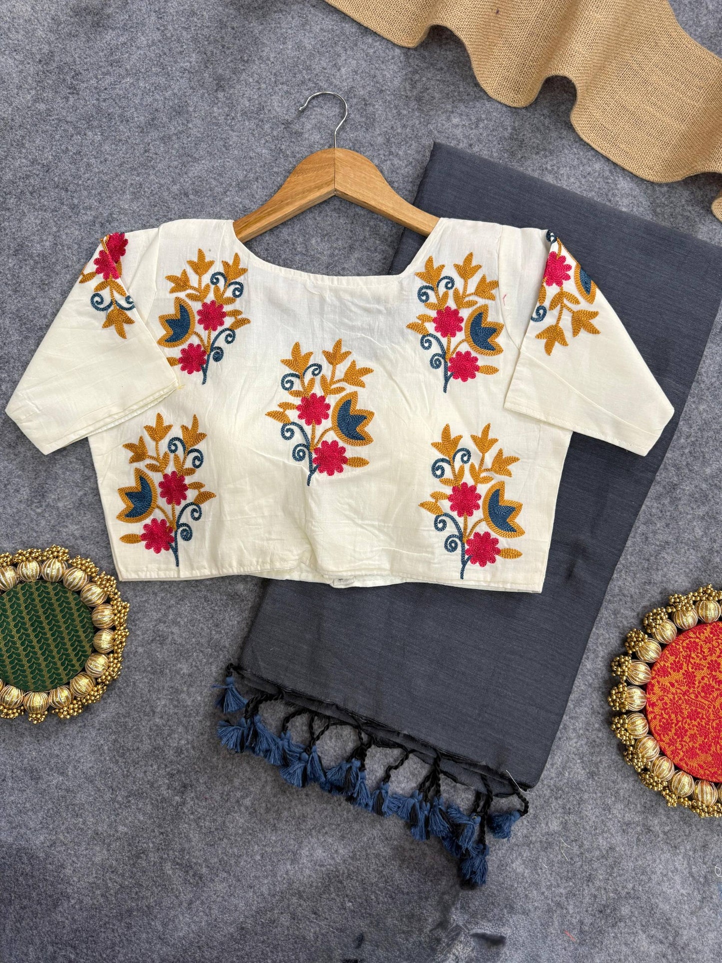 Pure Handloom Khadi Cotton Saree