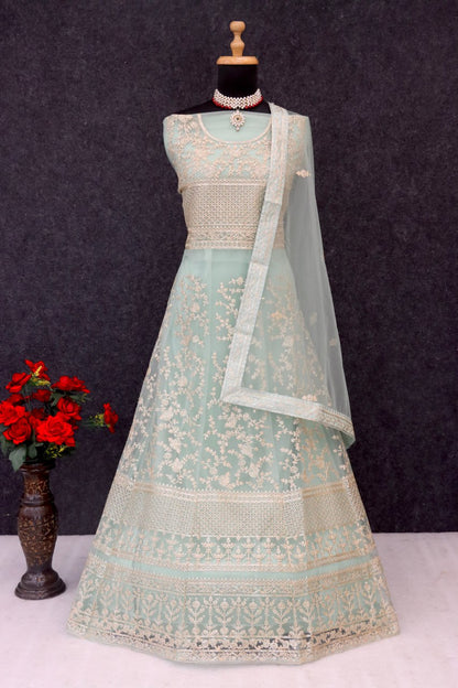 Unstitched Aashirwad with Sequence Coding Embroidery