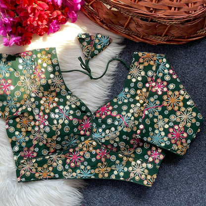 Georgette Embroidery  work Blouse