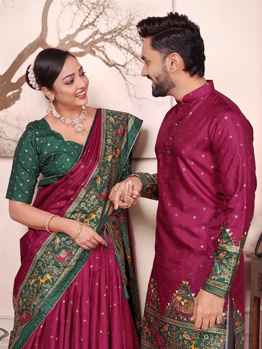 PATOLA WITH LEHENGA