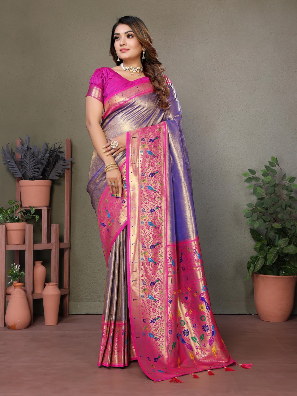 Pure Banarasi Tissue Silk Sarees