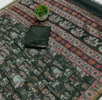 Soft Art Silk With Print