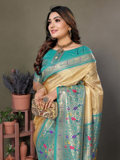 Pure Banarasi Tissue Silk Sarees
