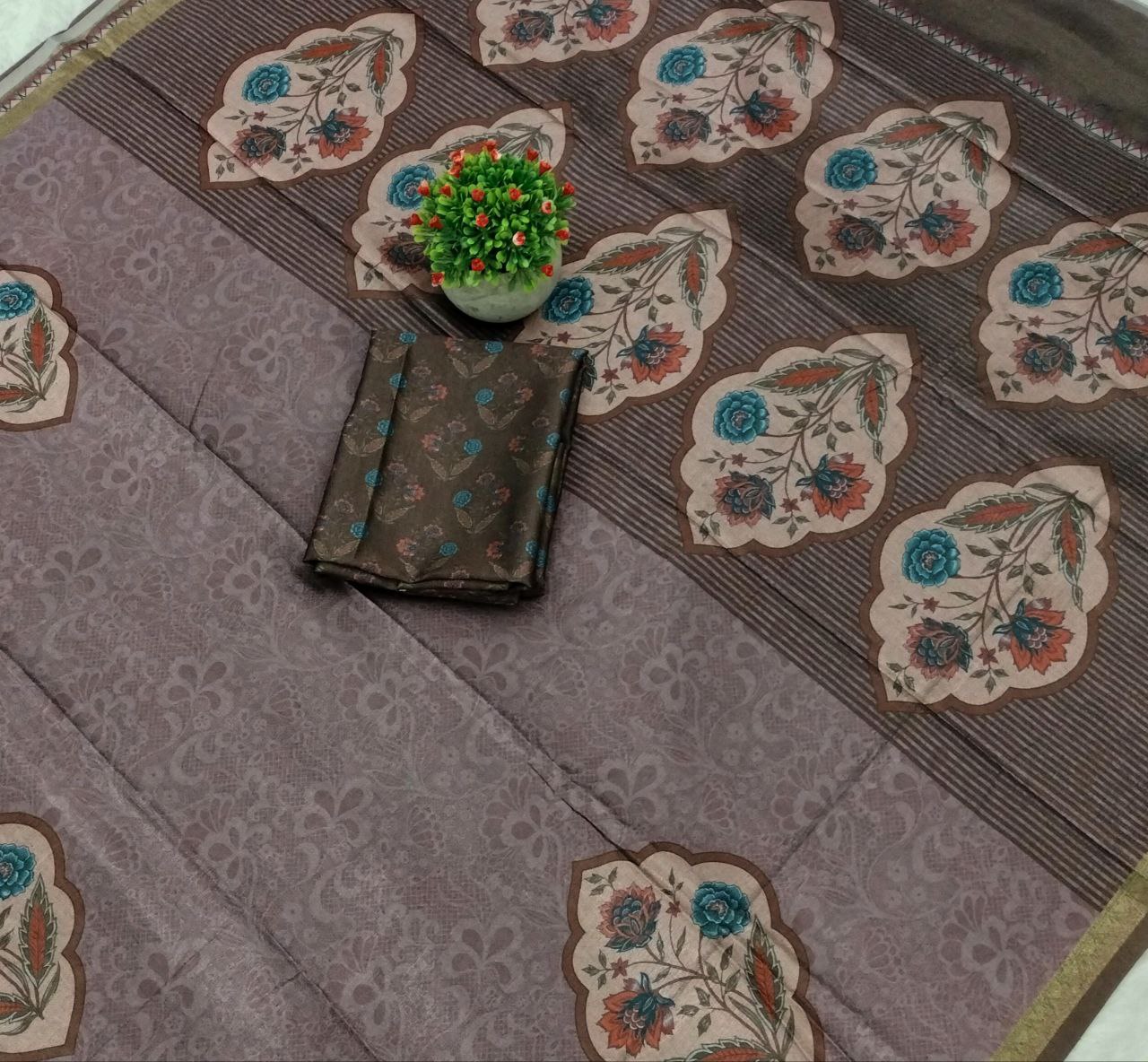 Art Silk Printed Saree