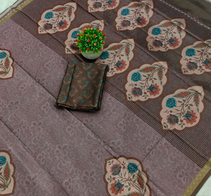 Art Silk Printed Saree