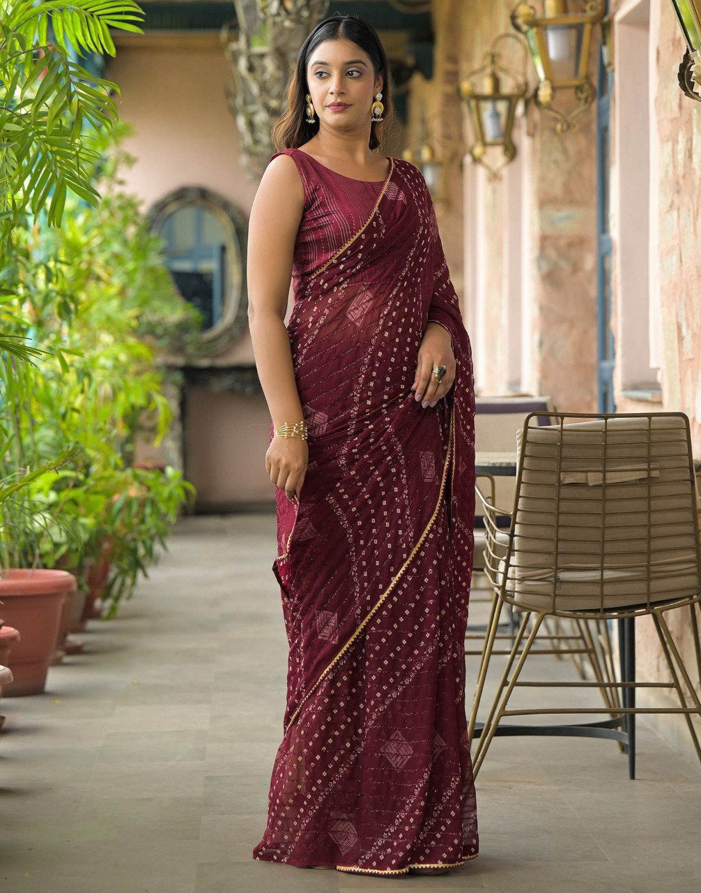 Heavy Georgette Silk Printed Saree