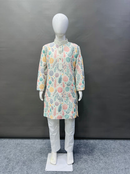 LUCKNOWI KURTA FOR BOYS
