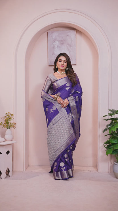 Premium and superior soft Georgette Silk Banarasi Saree