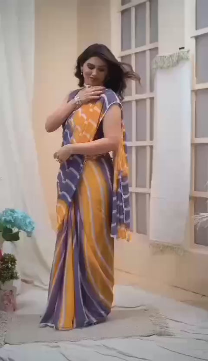 GEORGETTE  Ready To Wear Saree