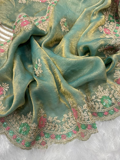 Soft space silk saree